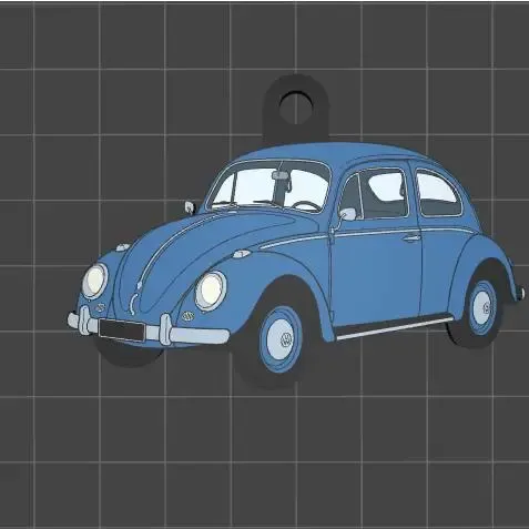 Volkswagen Beetle Keychain