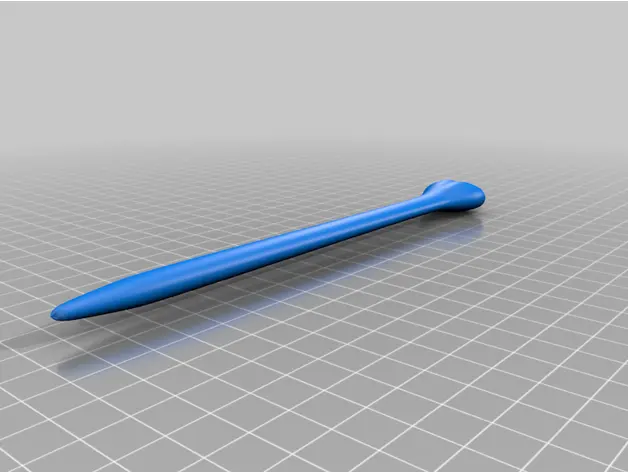 Skull hair pin
