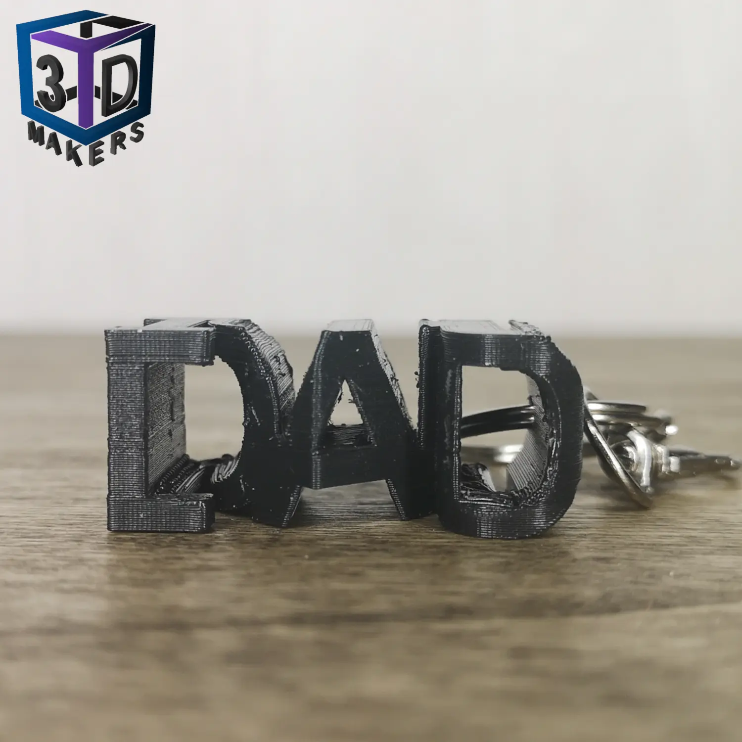 LLAVERO DÍA DEL PADRE I LOVE YOU DAD