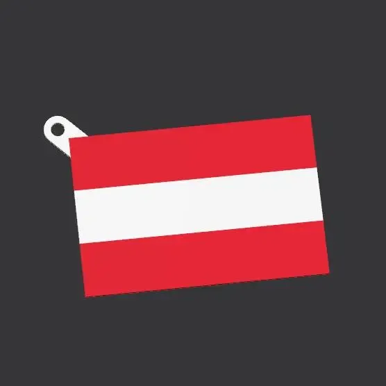 AT - AUSTRIA Keychain