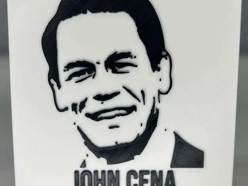 John cena portrait svg (150mm tile)