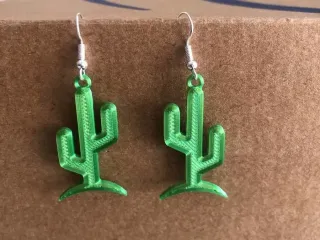 EARRING CACTUS PENDANT