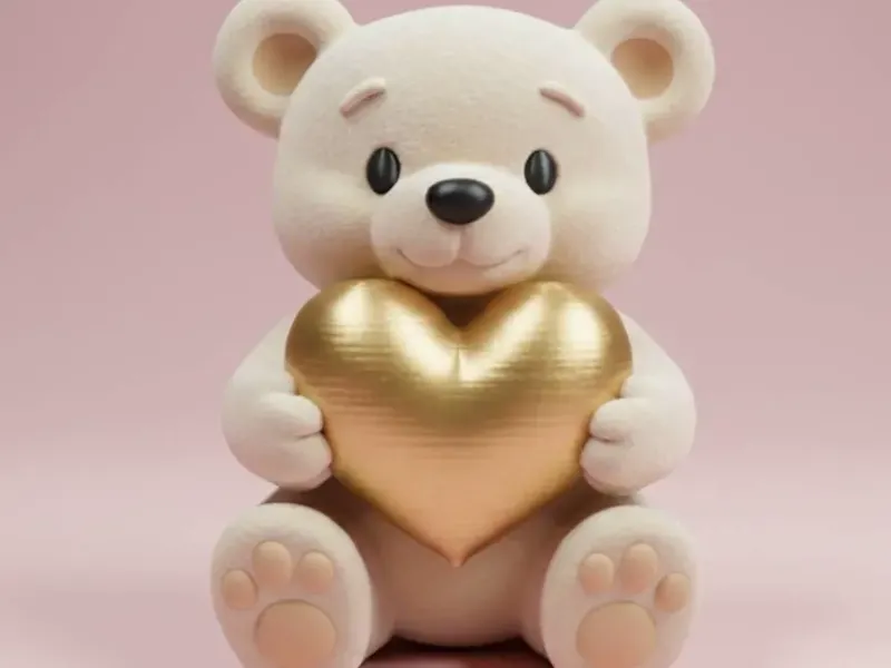 Cute Bear Valentines Day