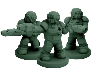 Modular Mercenary Trooper Kit (18mm scale)