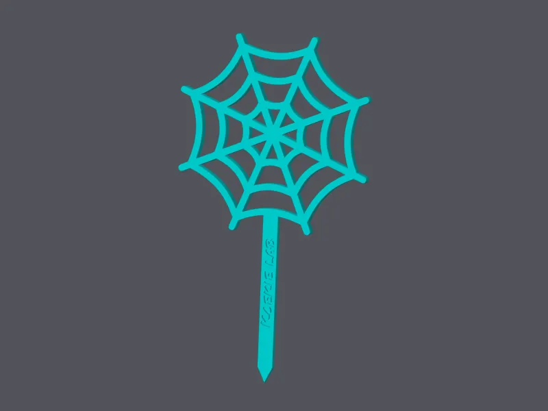 Spiderweb - Caketopper & Cupcaketopper