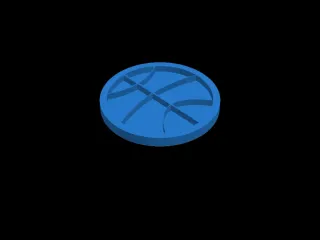 basketball outline 