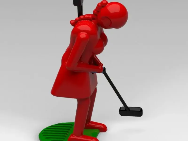 Tricky Table Golf Giocatrice di golf Lara
