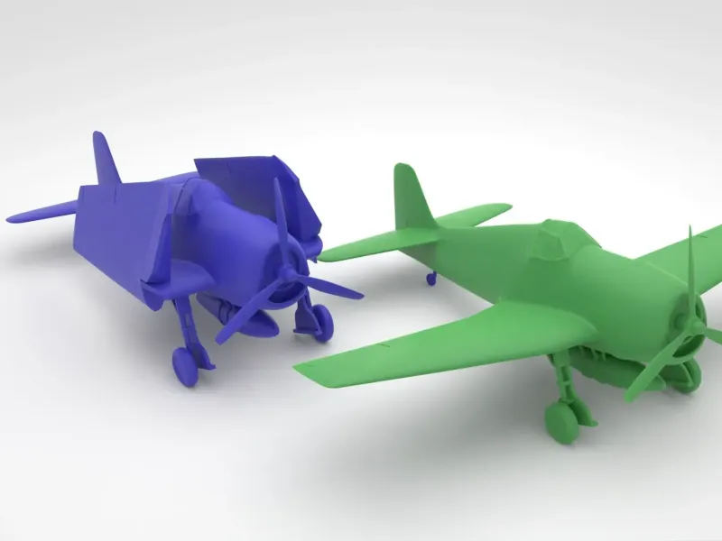 Grumman F6F Hellcat - twee modellen