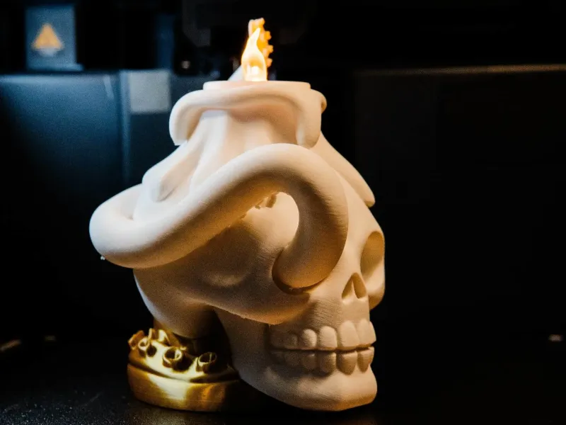 The Tentacle Skull Lamp