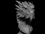 Smaug Bust-8