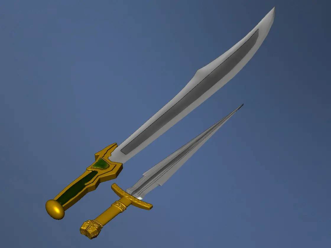 Loki Dagger and Sylvie Blade - REAL SIZE COSPLAY FILE