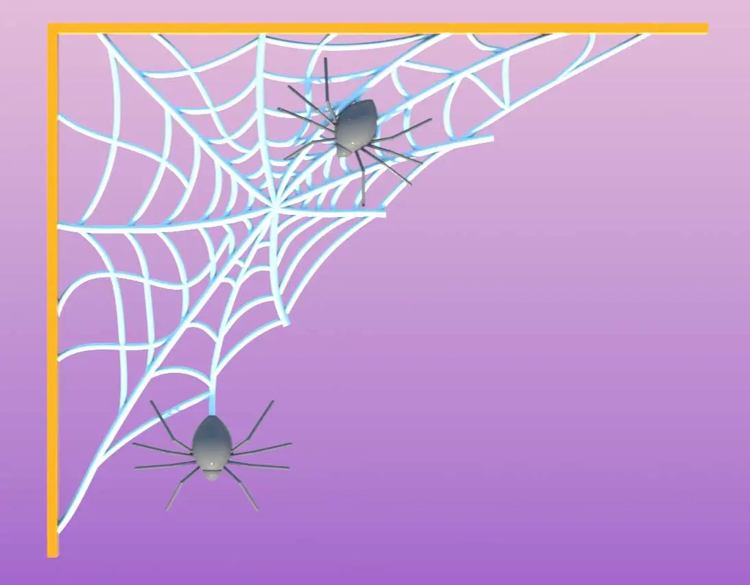 Halloween cobwebs