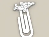Paperclip Dolphin balloon - bookmark-2
