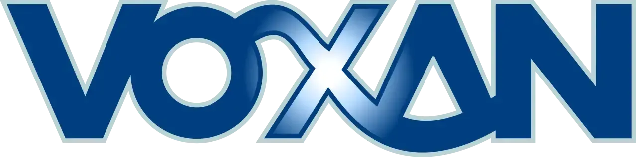 Logotipo y llavero de Voxan