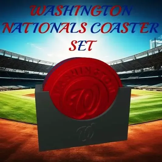 Washington Nationals Coaster Set (MLB)
