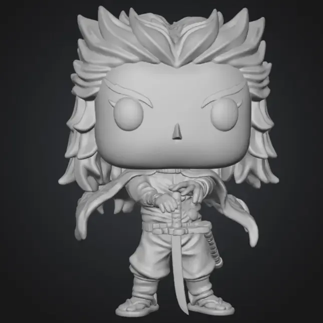 Kyojuro Rengoku from Kpop demon slayer
