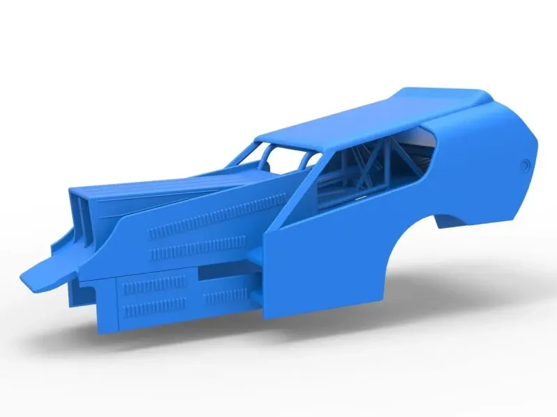 Shell of Vintage Dirt Modified stock car V4 Scale 1:25