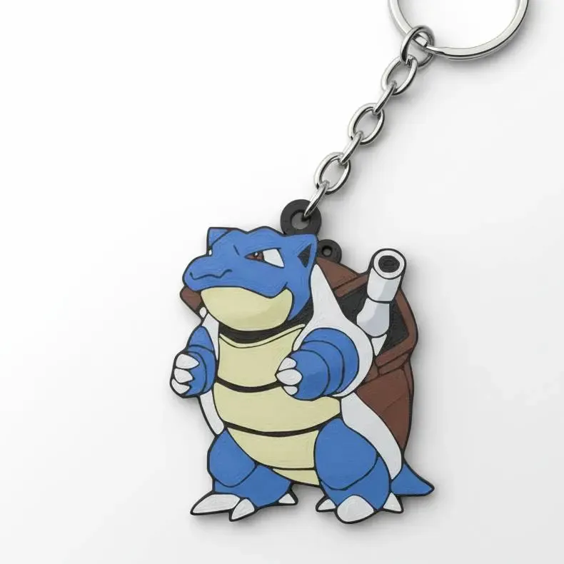 Pokémon Blastoise 3D Print Keychain