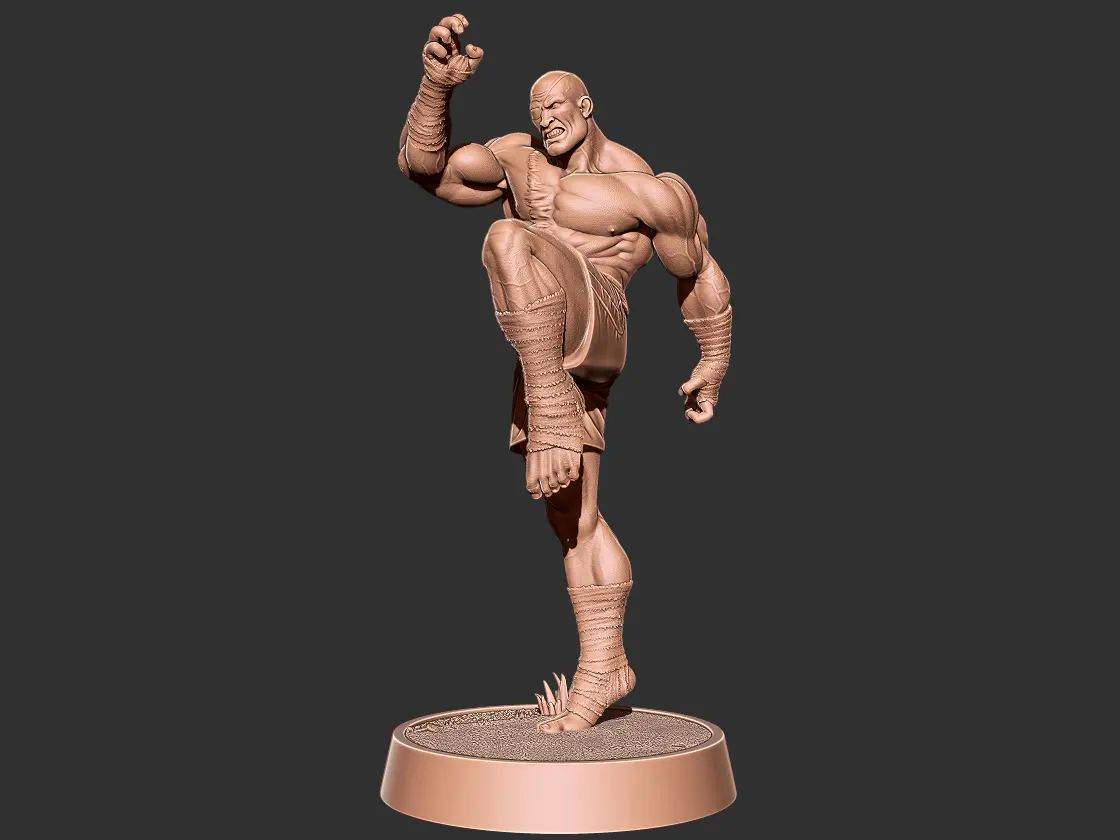 Sagat - Street fighter 3D print model