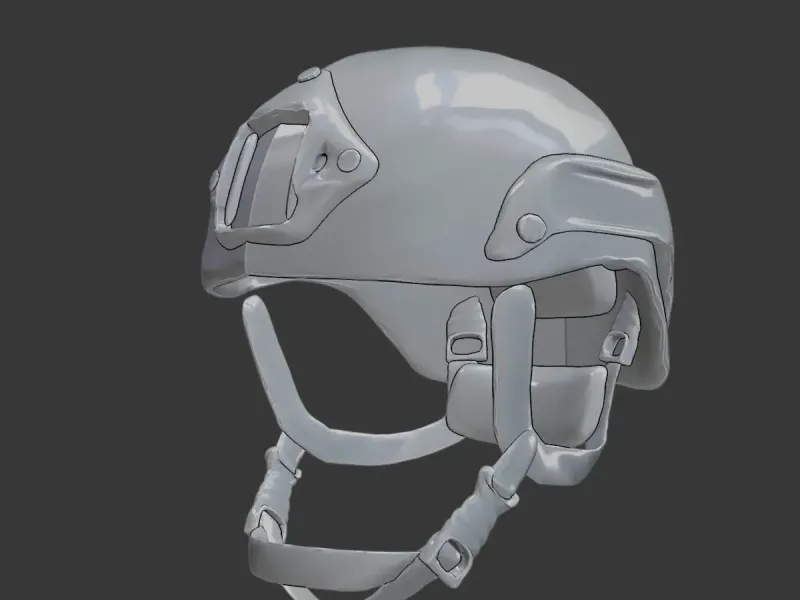 Military-Style Helmet – Modern Combat 3D Printable