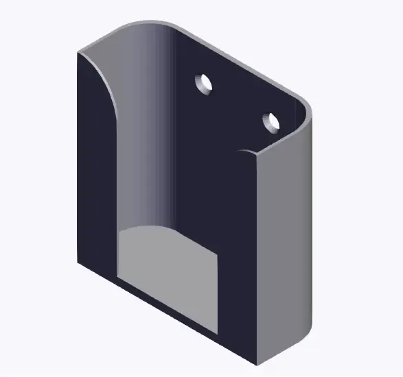 3D-Design Klima-Fernbedienungshalterung.
