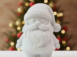 Classic Santa Claus Figure: The Timeless Christmas Decor STL