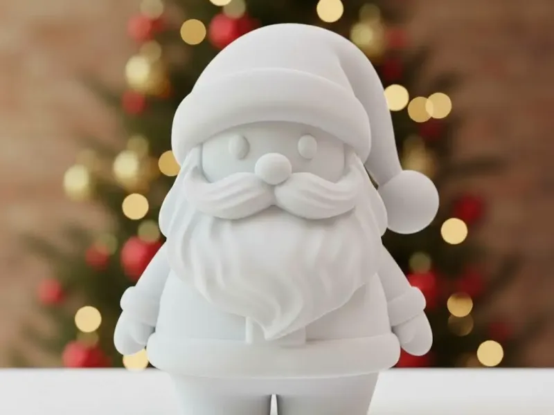Classic Santa Claus Figure: The Timeless Christmas Decor STL
