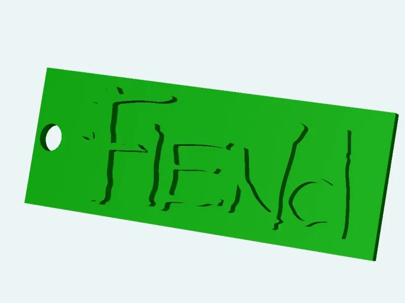 Fiend bmx keychain logo