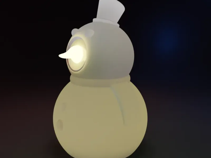 Suporte de boneco de neve para vela LED X-Mas