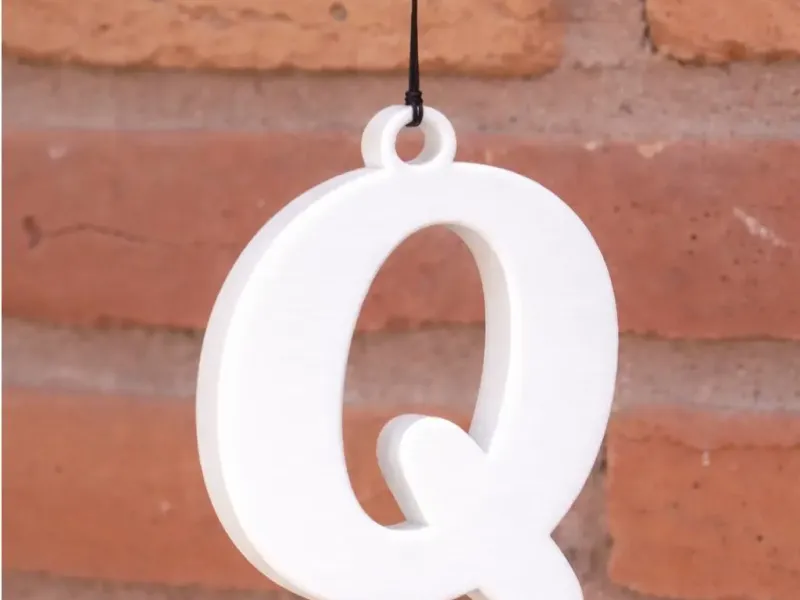 Letter Q Keychain
