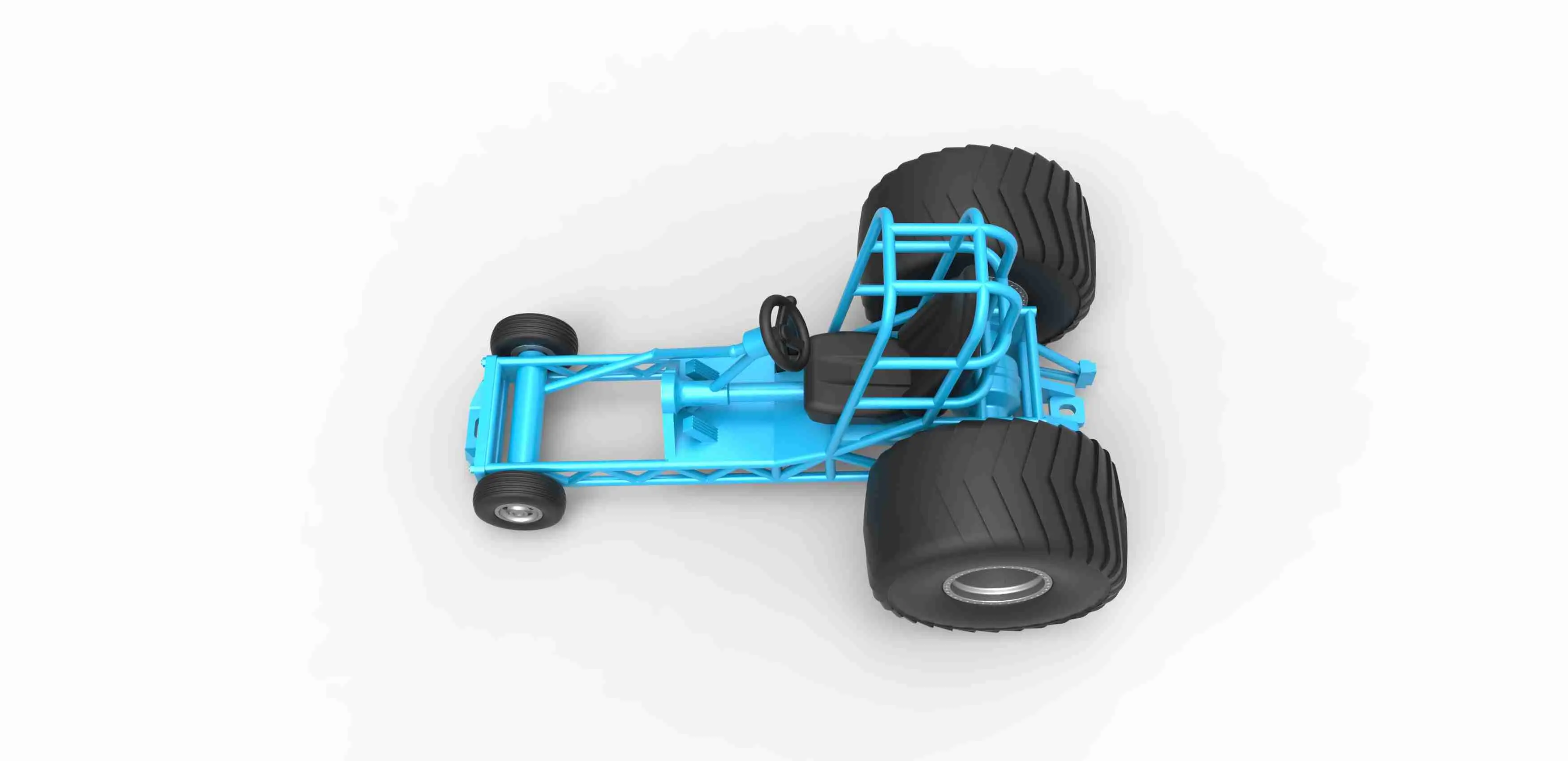 Шасси трактора Mini Rod Масштаб 1:25