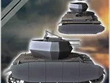 Flakpanzer IV AA Wirbelwind - miniatures tank ww2 flames war-1
