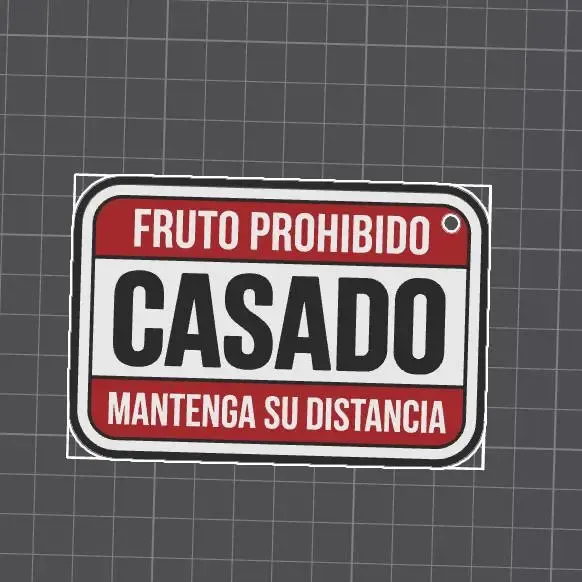 llavero "fruto prohibido"