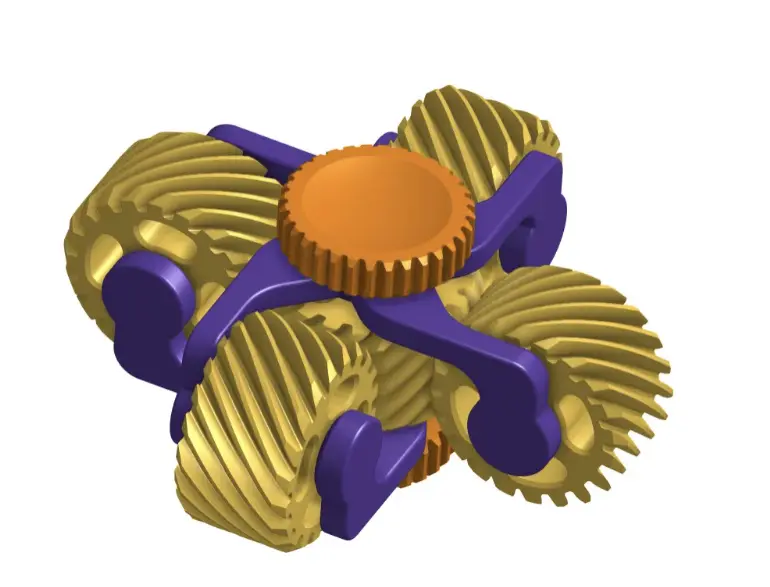 Inverted Gear Spinner
