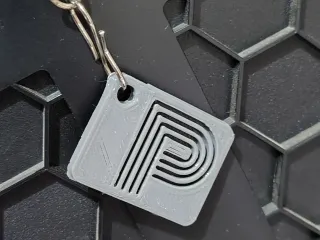 P- keychain
