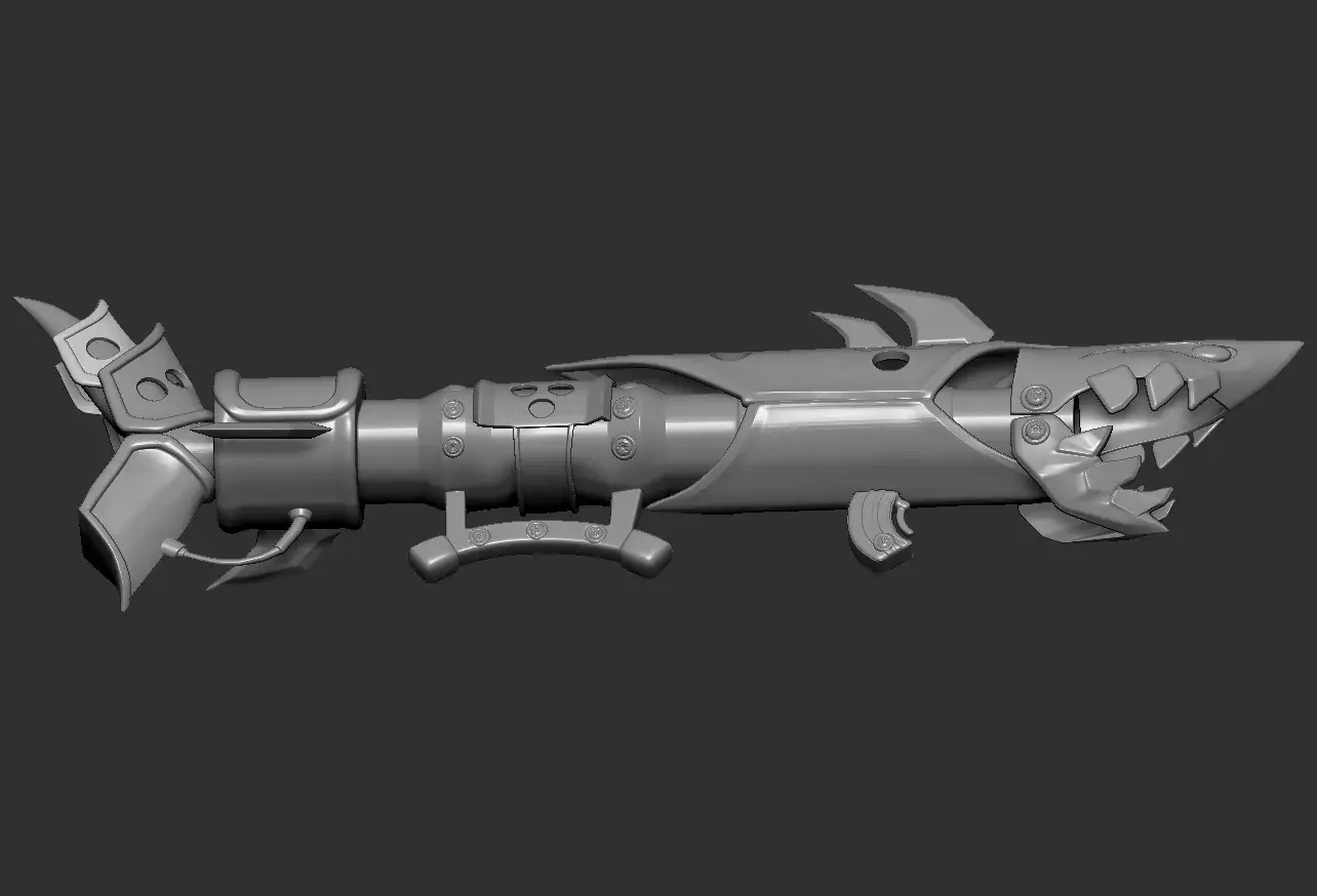 Jinx Fishbones BAZOOKA - REAL SIZE COSPLAY
