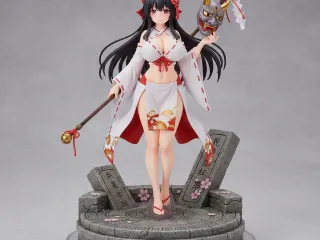 Sacred Shrine Maiden – Mystic Glamour Pose Ecchi Figurine
