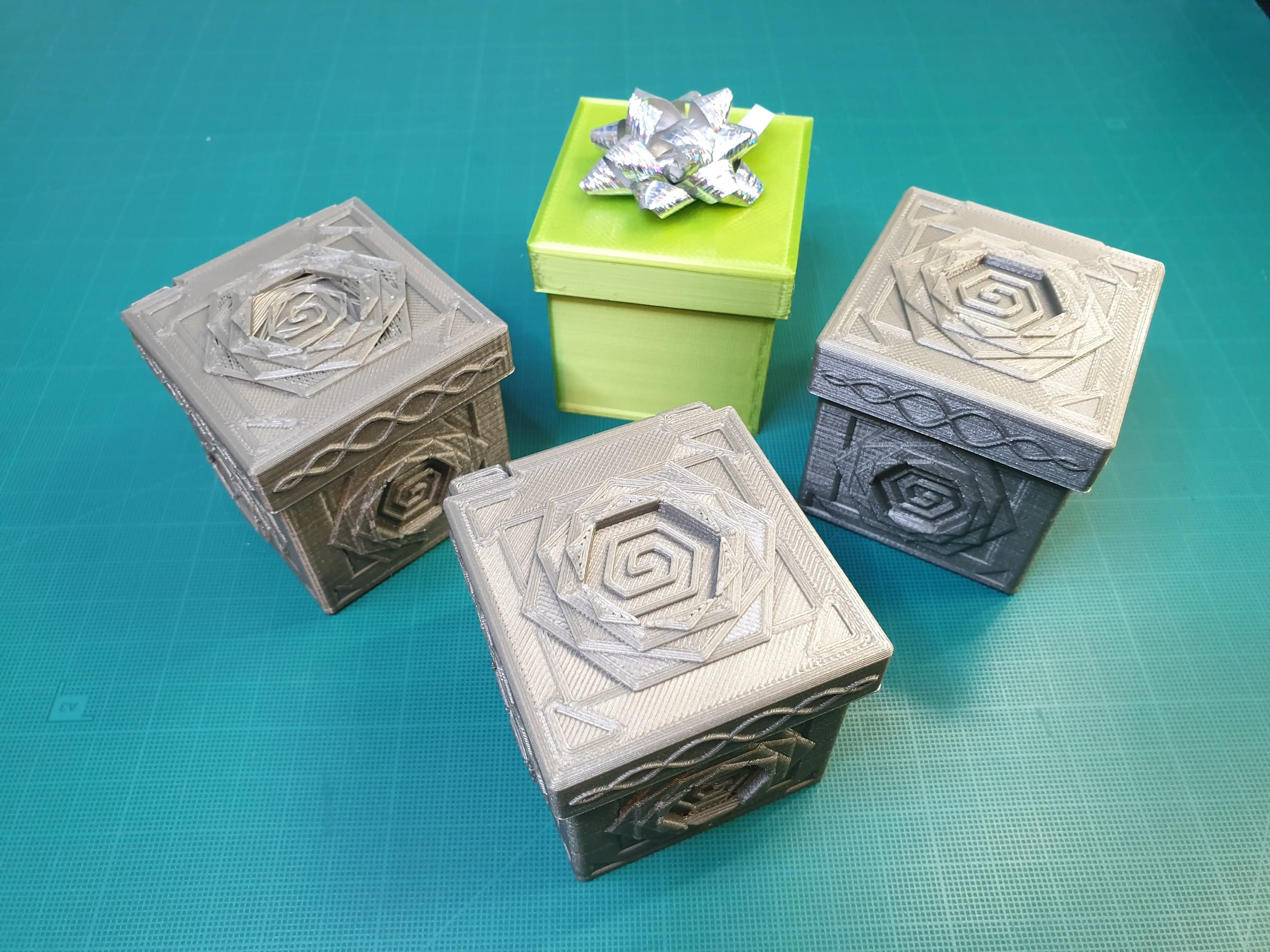 Vortex Print-in-Place Puzzle Box