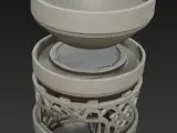 Voronoi Cascade: Modular Self-Watering Planter Tower-8