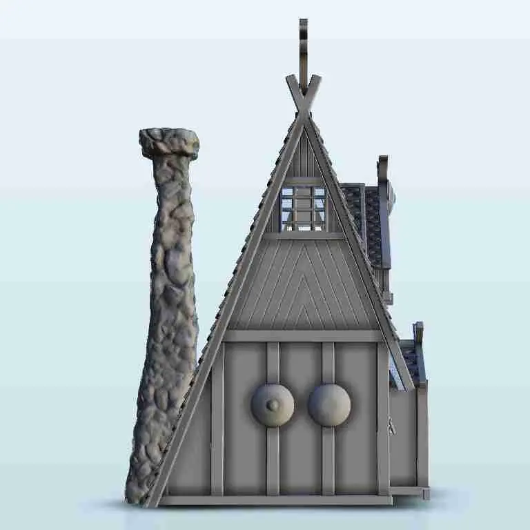 Casa vichinga 4 - scenario miniature medievali warhammer