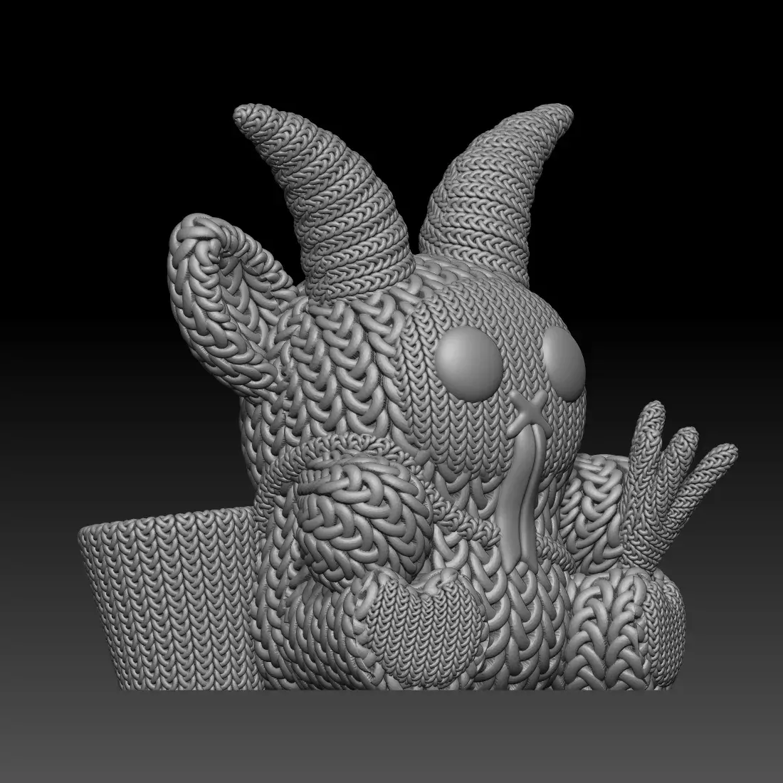 Knitted Krampus