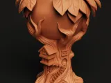 Spooky Tree House Planter | Gothic Tree Pot | Halloween-1