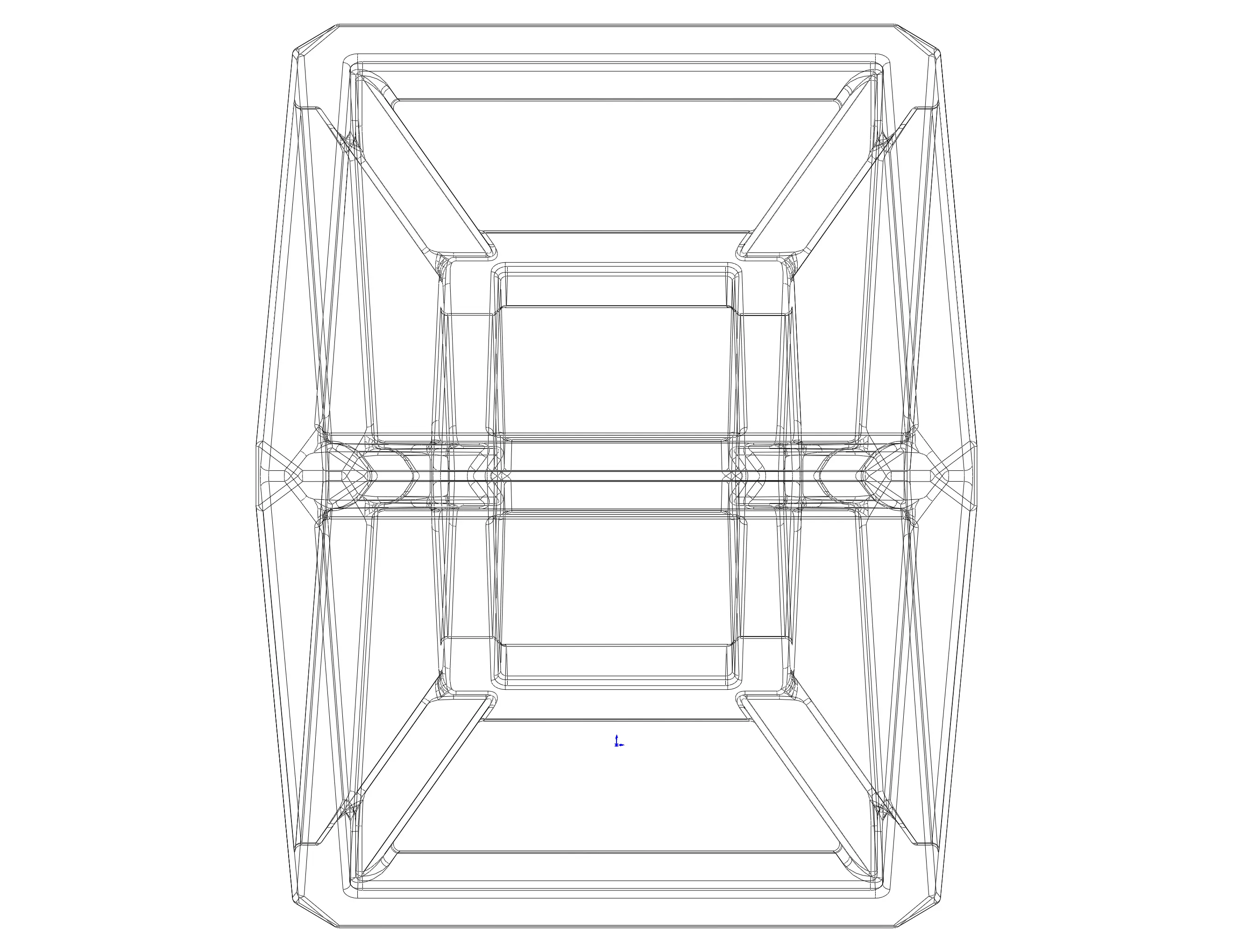 SQ Tesseract Hypercube