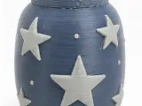 Wazon Obsidian Fluted Table Vase-1