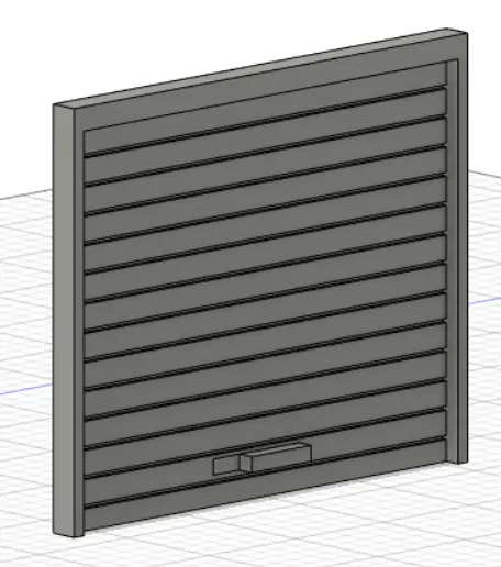 1/18 PORTE DE GARAGE C / GARAGE DOOR C