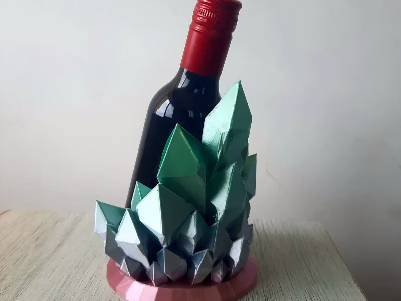 SUPORTE PARA VINHO / PORTA VINO DE DIAMANTES