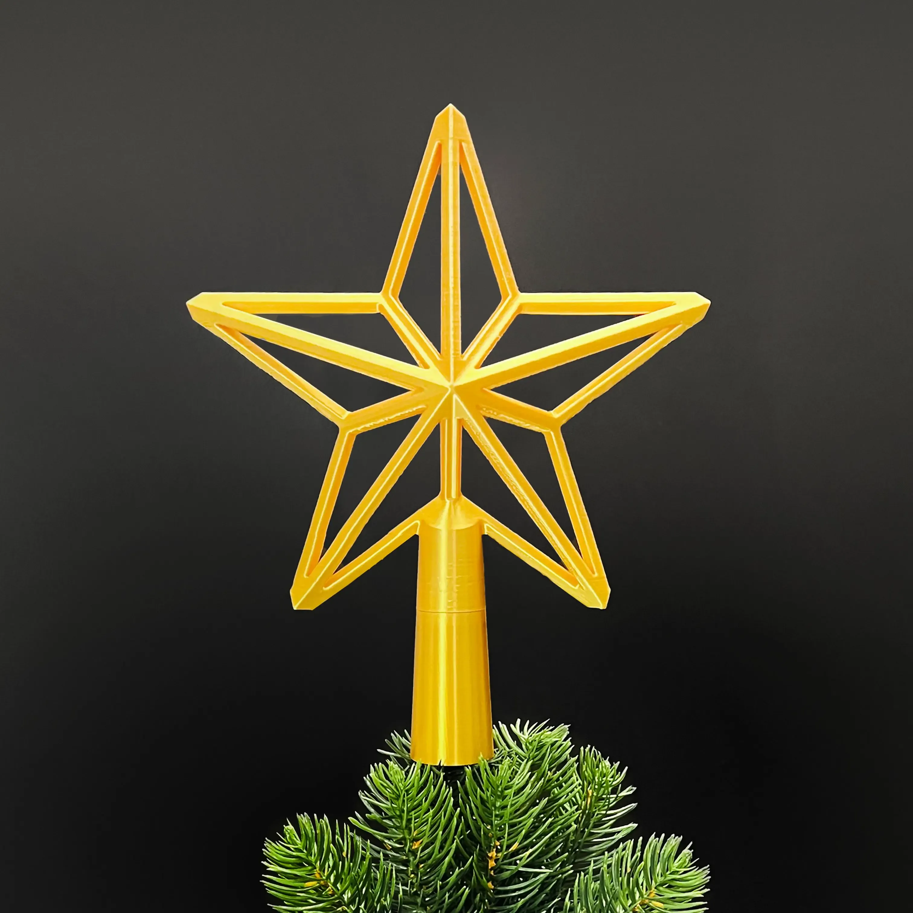 Lattice star Christmas tree topper