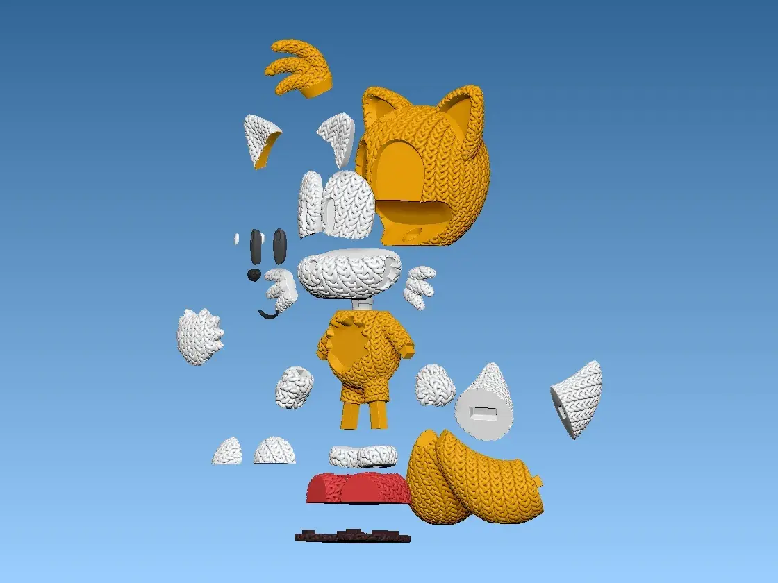 Tails Knitted - Crochet - Multipart