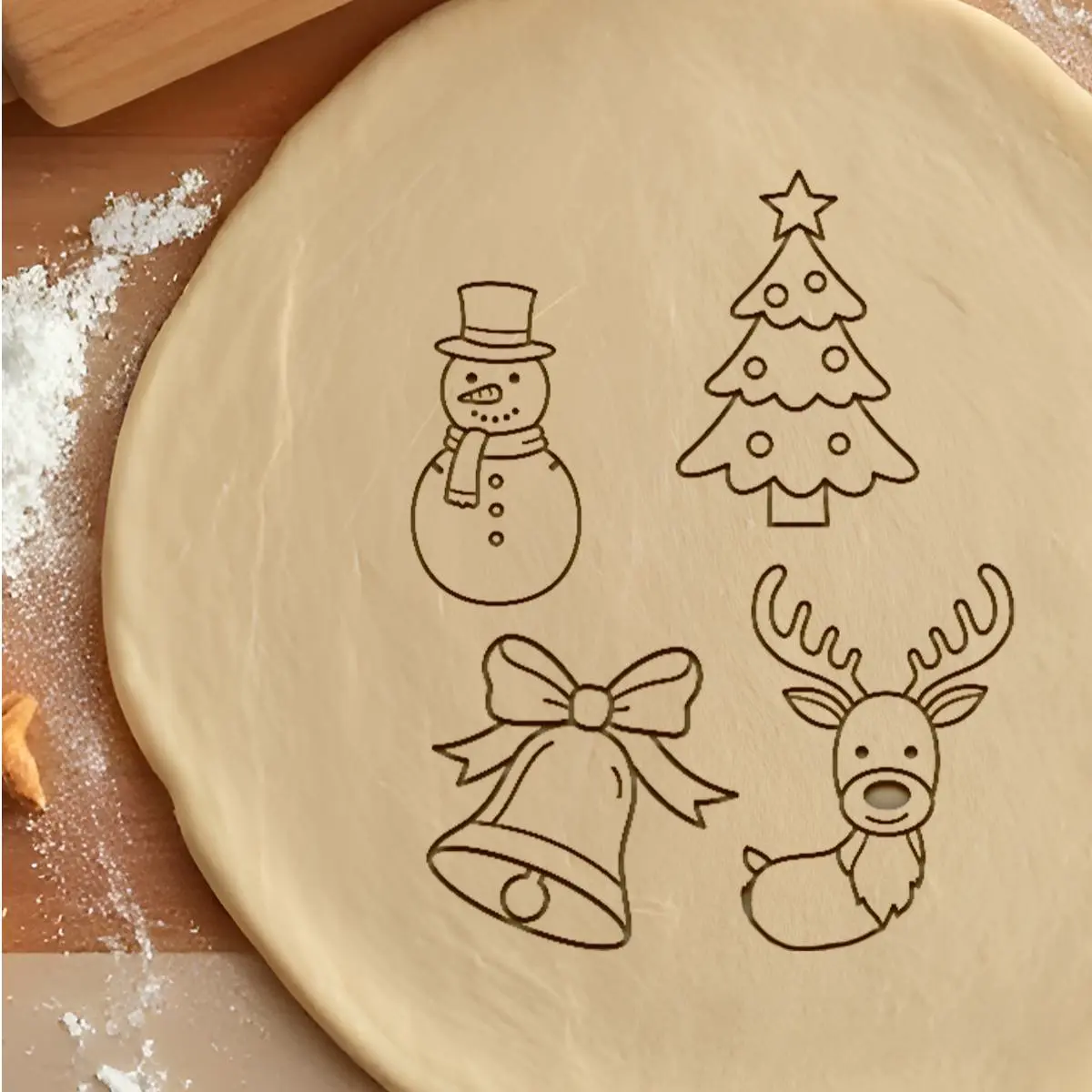 Christmas Set Cookie Cutter, Biscuit Cutter