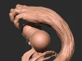 Naruto - Gaara 3d print model-4